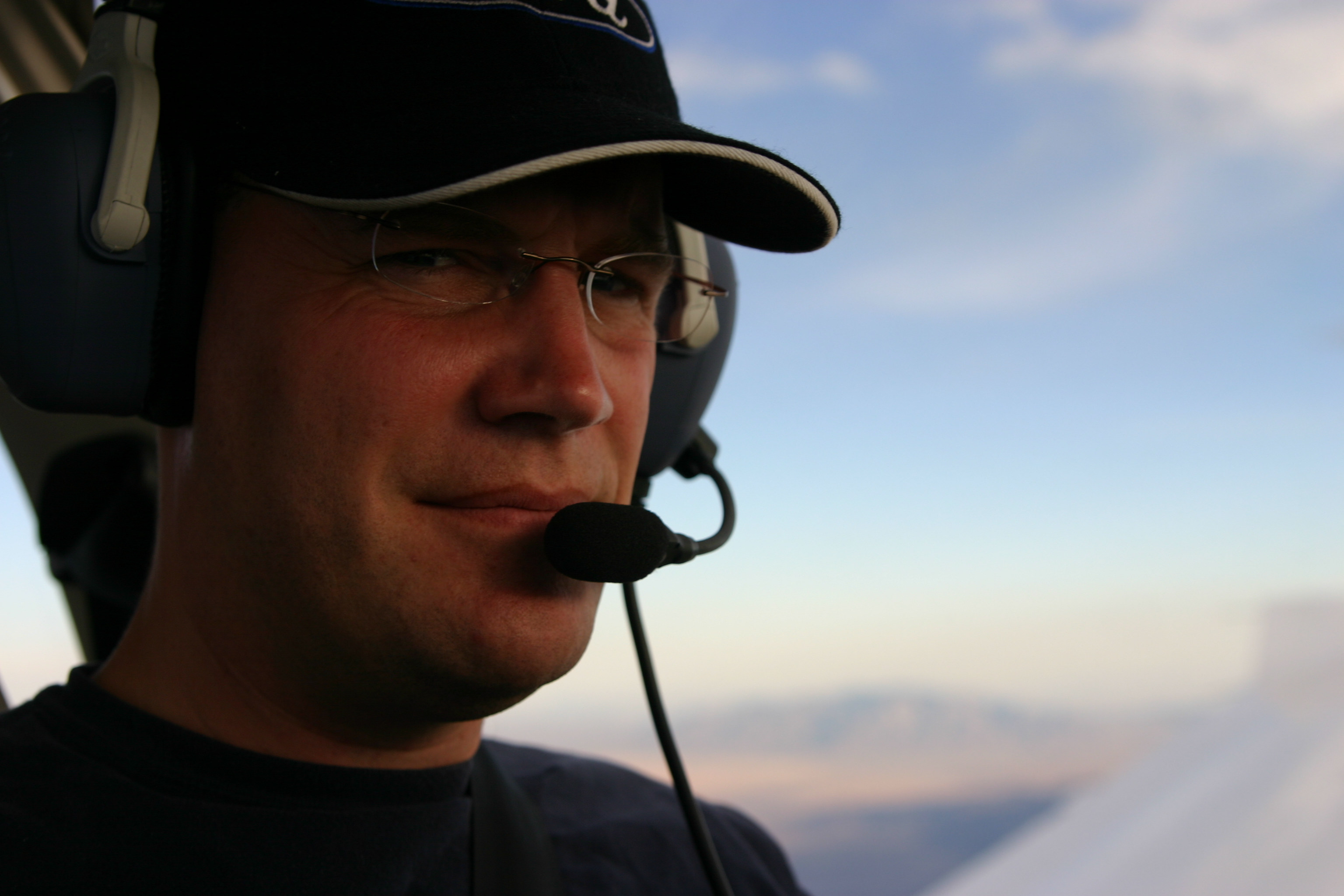 Self portrait over Dagget
