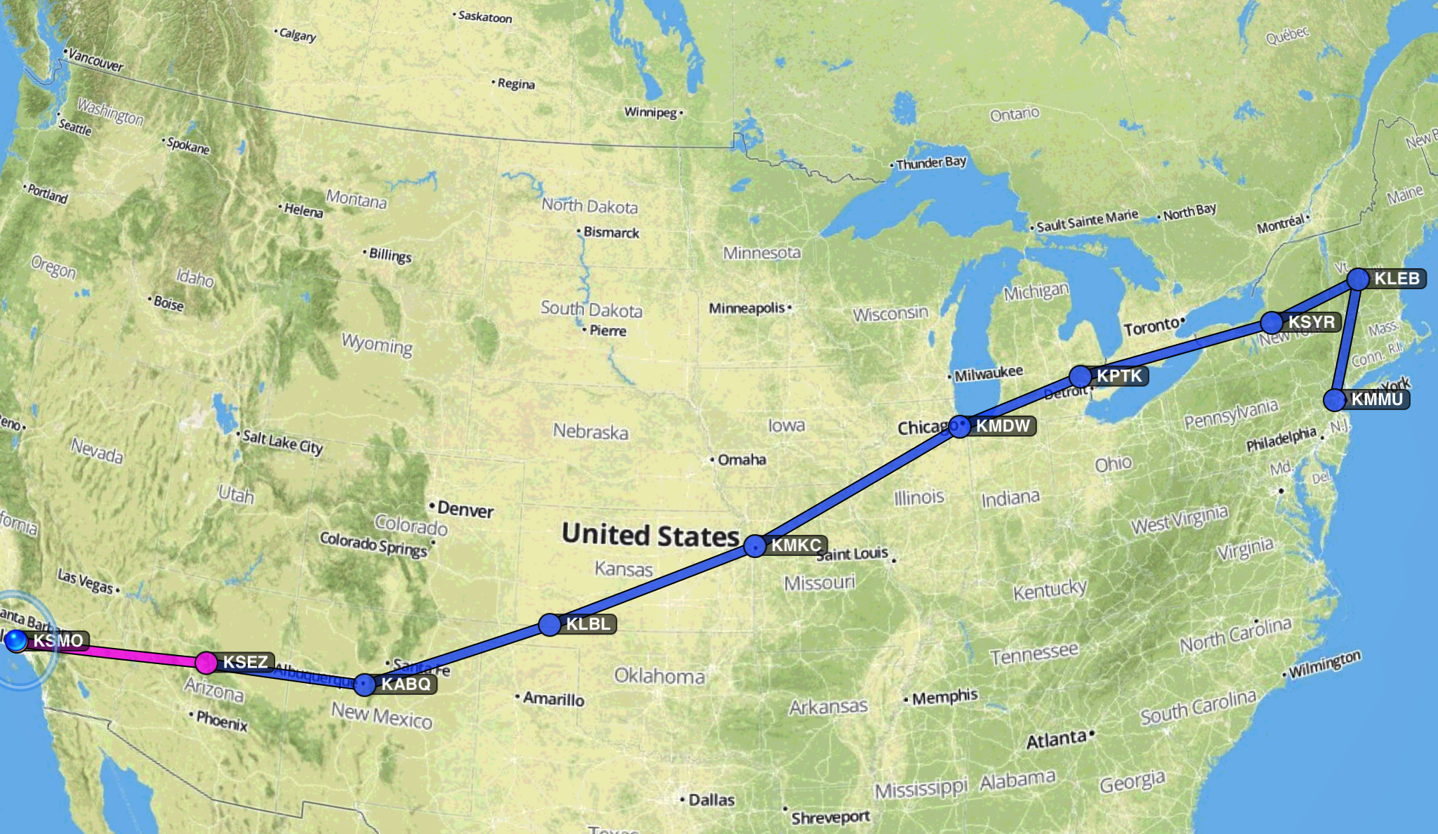 August 2011 Eastbound