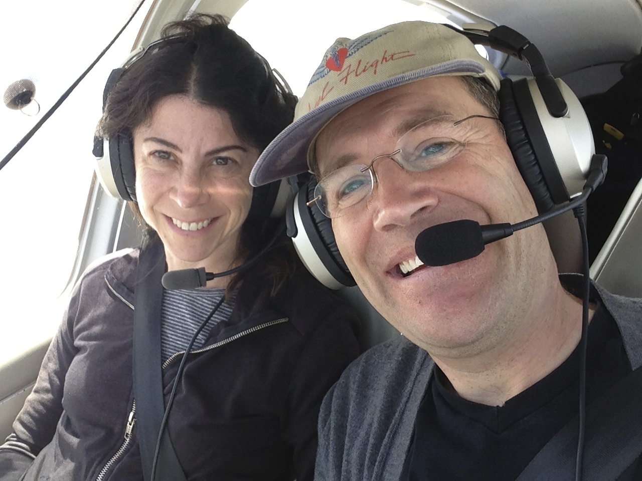 Our usual happy flying portrait