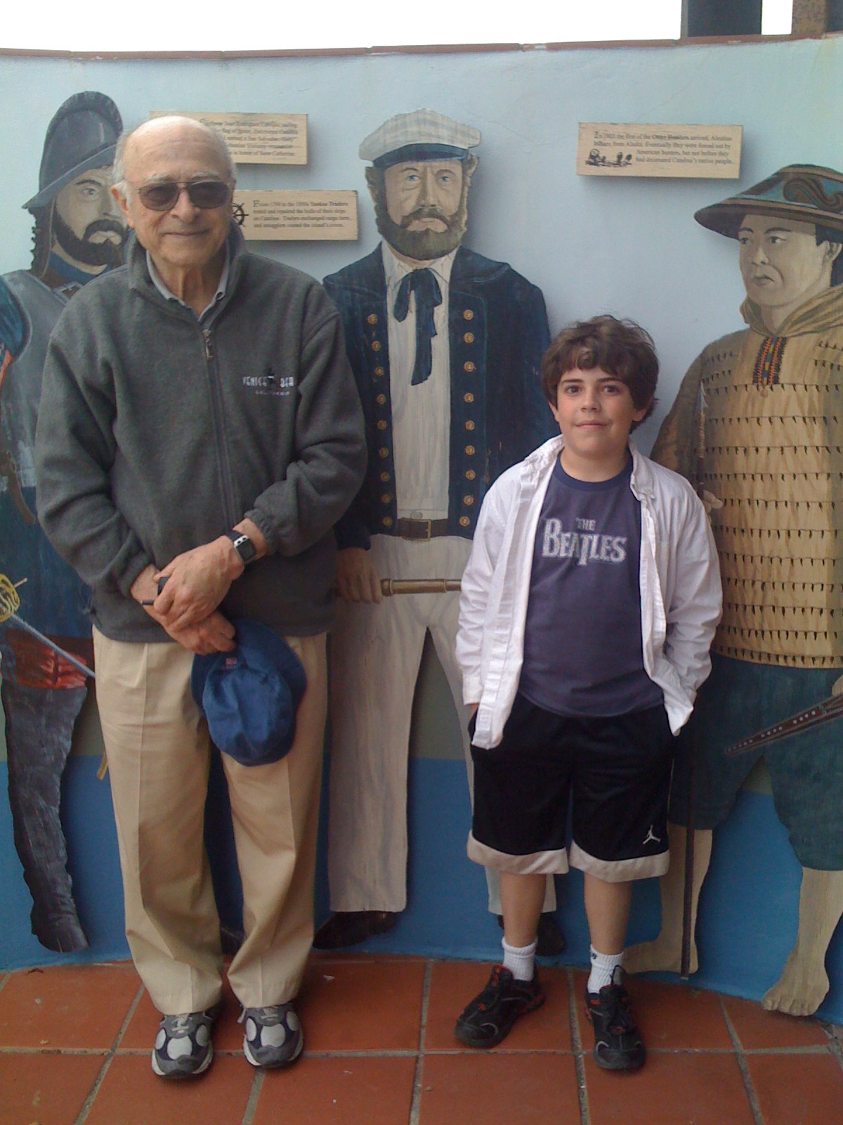 Dexter and Grandfather Mel 2009