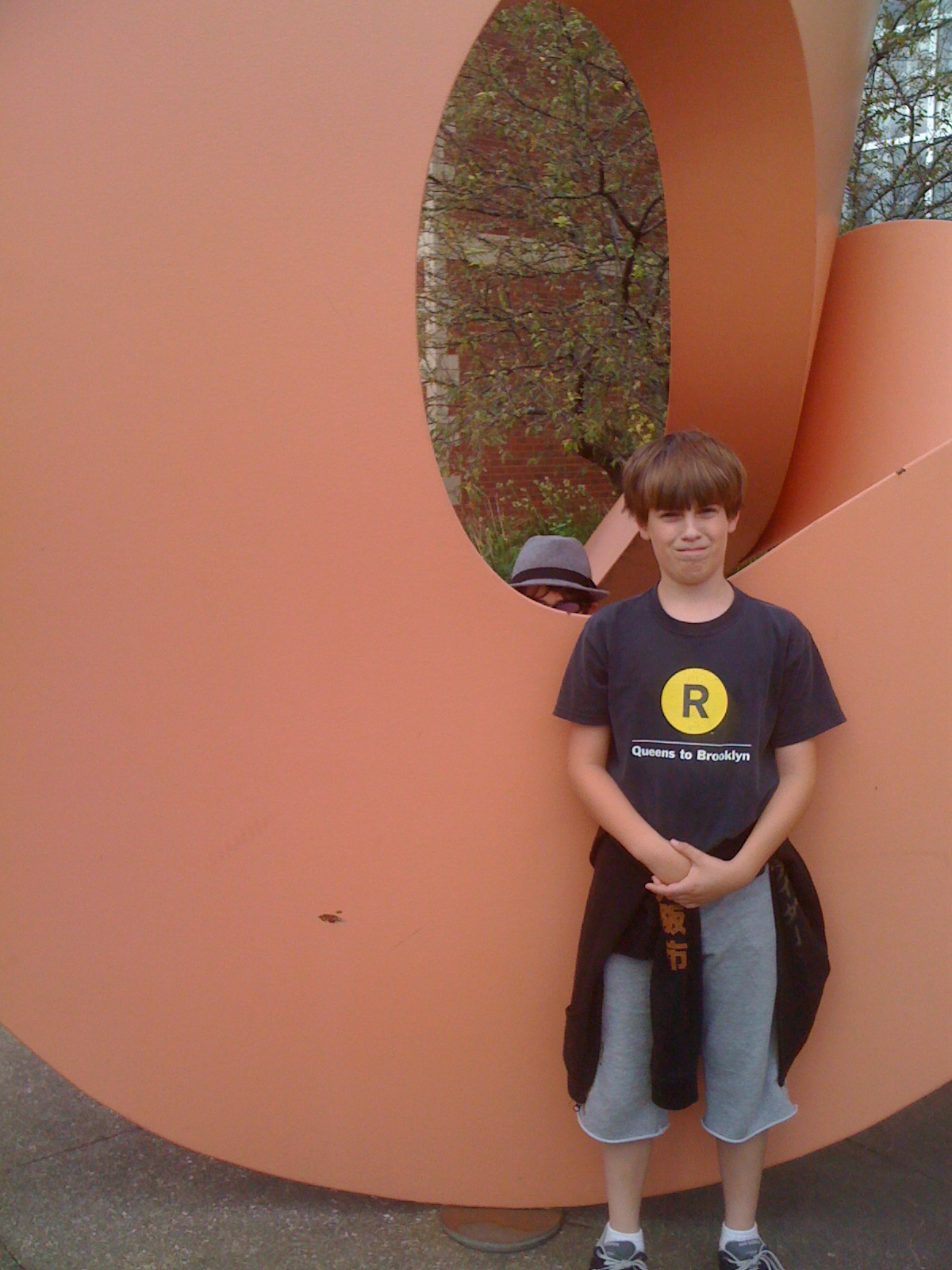 The Mysterious Man and an art lover
