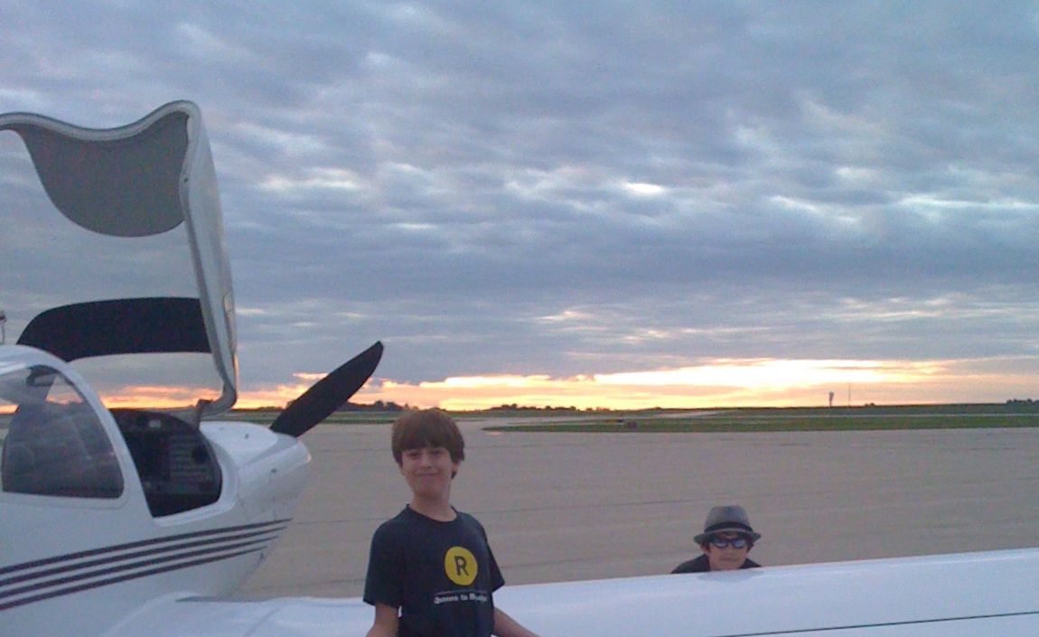 The Mysterious Man just before our launch to Springfield