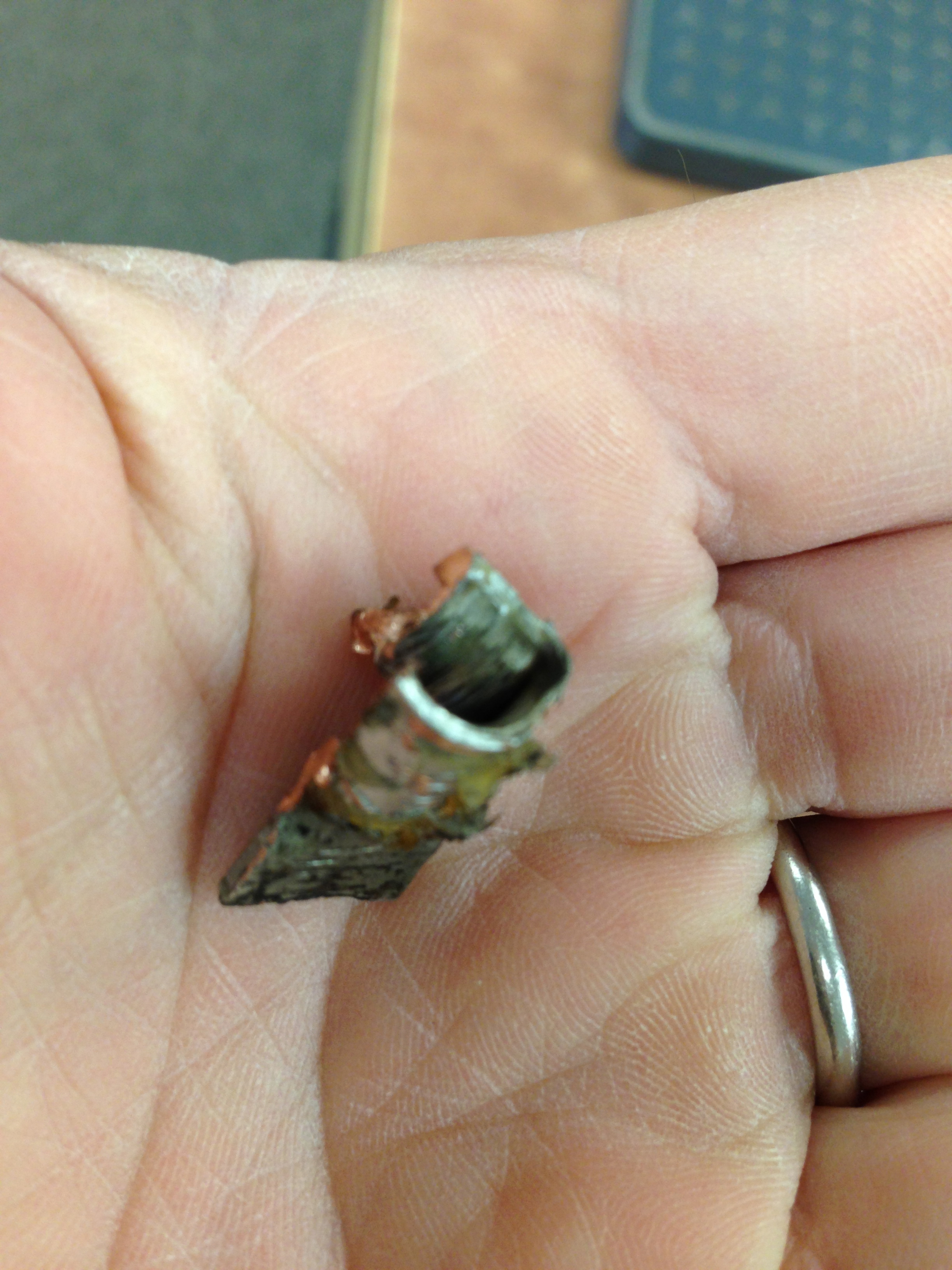 Terminal Destroyed by Arcing