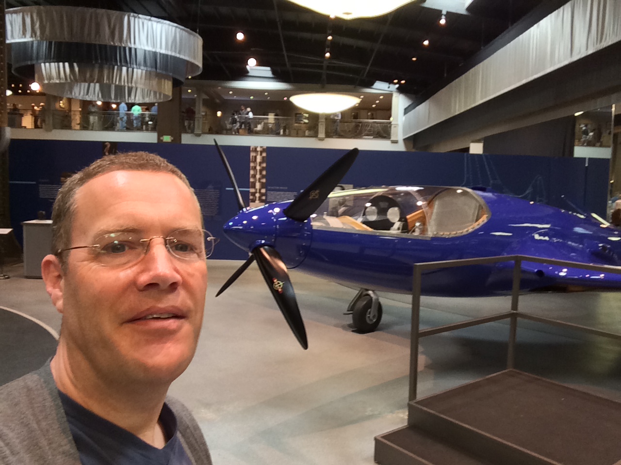 As close as I'll come to piloting it.