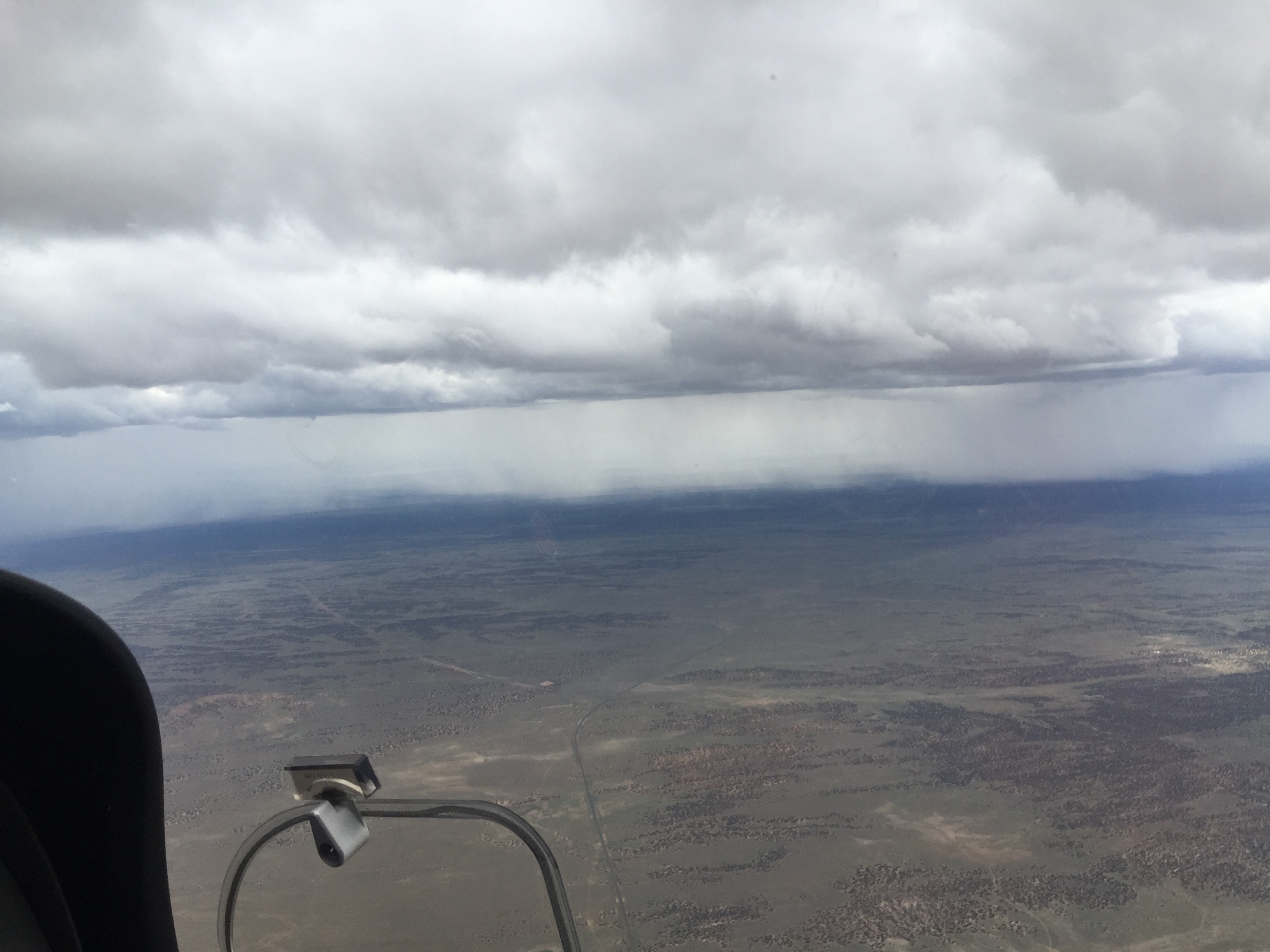Rain Pounding the Desert
